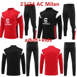 2023-2024 Inter Football Tracksuit Jackets Kit AC 23/24 밀란 서킷 축구 훈련복