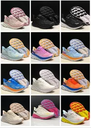 HOKA ONE Clifton 9 löparskor Vit kvinna Stötdämpande sportkläder 2023 män kvinnor Designer Sports Sneakers Flickor Damkänga dhgateS 9S bekväma