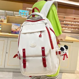 Backpacks Girl Nylon Waterproof High Capacity Laptop Book Bag Women Kawaii College Backpack Female Travel Cute School Lady Fashion 230601