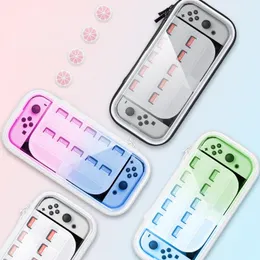 Väskor Nytt bärbart hårt kristallskalfodral för Nintendos Switch OLED CONSOLE Hållbar Nitendo -väska för NS Nintendo Switch -tillbehör