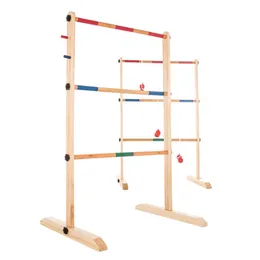 Bellissimo set di lancio della scala per esterni in legno di - Divertiti con i giochi estivi con amici e familiari