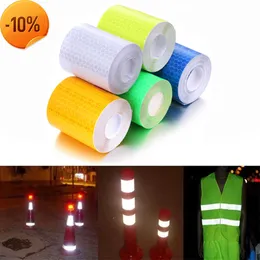 Billaddare bil reflekterande band Säkerhet VARNING BIL DECORATION klistermärke Reflektor Protective Tape Strip Film Auto Motorcykelklistermärke Green Red