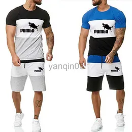 Мужские футболки летние мужские спортивные футболки спортивные шорты полосатые футболки.