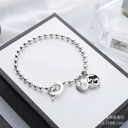 50% off designer jewelry bracelet necklace ring hanging tag round Buddha Bead Bracelet 925 men's women's lovers' girlfriends interlocking