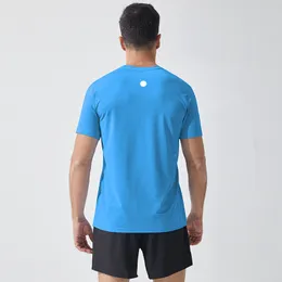 LL Outdoor Men's Sport T Shirt Mens Quick Dry Sweat-wicking Top Men Workout Camisetas de manga curta