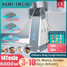DLS-EMSLIM Neo 14Tesla EMS Hi Emt Máquina de grabado Estimulador muscular Nova para salón EMSzero Equipo de masaje moldeador de cuerpo