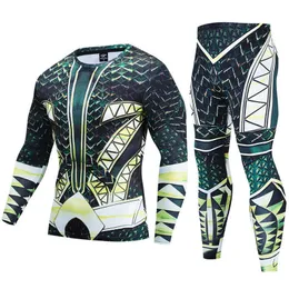 Męskie dresy na siłownię fitness Mężczyzna dressat rashguard sprężyste sport Szybkie suche zestawy biegów męskich ubrania joggers trening sportowy J230601