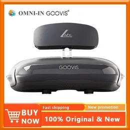 GOOVIS LITE VR سماعة التحكم مع D3 Controller ، ودعم نظارات المسرح ثلاثية الأبعاد 4K Blu-ray Player Sony 1920x1080x2 HD Personal Cinema