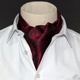 Neck Ties 1 Piece Fashion Brand Men Necktie Cravat Polyester Paisley Pattern Gentlemen Dots Selft Tie Wedding Ascot Blue Bowtie Tuxedo 230601