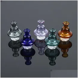 Rauchpfeifen Cyclone Riptide Spinning Carb Cap Zubehör für 25 mm Flat Top Banger Air Flow Glaskuppel Dab Rigs Verschiedene Farben Dro Dhaeo