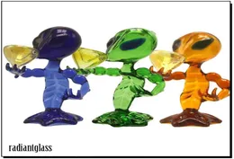 rookpijp Alien Glass Pipes 622039039 tall Green G Spot Bong Accessoires voor het roken van water4636402