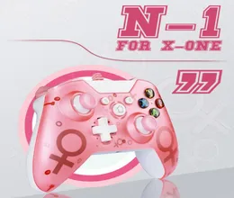 Crystal Pink USB Game Controllers ONE Wired Controller Joystick Gamepad Video With Retail Package 2021 newstyle great quality7173604