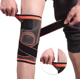 Elbow Knee Safety Atletyczny kolan elastyczne bandaż pod ciśnieniem podkładki ochraniacze obrońca rękawów na kolanach dla Oiutdoor fitness sportowy trening biegowy