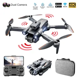 Intelligent Uav S1S RC Drone 4K 6K HD Professional Dual Camera UAV GPS 5G Wifi FPV Obstacle Avoidance Folding Quadcopter Gift Toy for Boys 230601