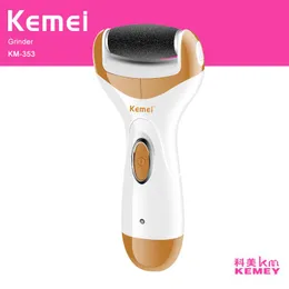 Напильники Kemei, прочная электрическая пилка для ног, инструмент для ухода за ногами, педикюр, шлифовка, ролик для пилинга кожи, напильник для удаления мозолей, пятка для ног