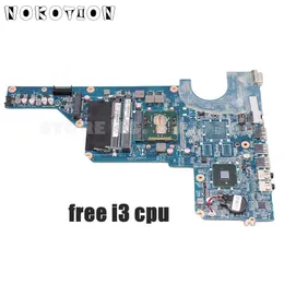 Motherboard NOKOTION 636370001 640226001 for HP G4 G41000 G6 G7 laptop motherboard HM55 DA0R12MB6E0 DDR3 free scpu