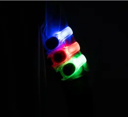 Warning Arm Belts Strap Sport Jogging Running Cycling Safety Bands Outdoor Steady Flashing LED Luminous Glare Glow Light Armband7032768