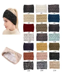 Cache-oreilles ajouter style fluff 21 couleurs bandeau tricoté femmes sports d'hiver oreilles plus chaud bandeau serre-tête mode cheveux accesso4113047