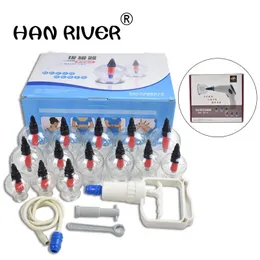 Items HANRIVER Electric charging vacuum cupping device 14 cans /12 cans physical therapy instrument Relaxation Health Care Products