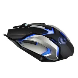 Hot Original iMice V6 Mouse da gioco cablato professionale 2400 DPI Mouse ottico con cavo USB Mouse 6 pulsanti Mouse da gioco per computer per LOL Dota2 CSEZA4