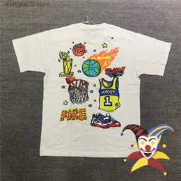 Herr t-shirts basket chinatown marknad t-shirt män kvinnor överdimensionerade t-shirt toppar tee t230602