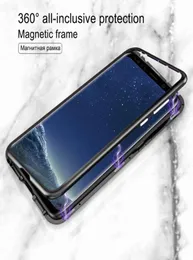 Magneto Magnetic Adsorption Metal Glass Case for Samsung Galaxy S8 Plus Back Cases Cover for Samsung Galaxy S9 Plus S7 Note 88024870
