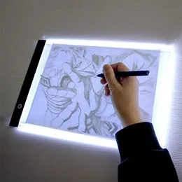 El Sanatları A4/A3/A2 Boyut Üç Seviyeli Dimmable LED Işık Pad, Tablet Göz Koruması Elmas Boyama Araçları Aksesuarlar Saklama Kutusu