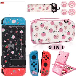 가방 Nintendo 게임 카드 저장 용기를위한 최신 휴대용 파우치 Nintend Switch 콘솔 액세서리 용 다기능 커버 케이스