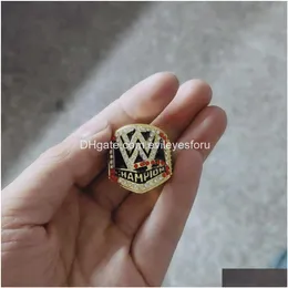 Cluster Rings Fashion Souvenir Wrestling Federation Hall Of Fame Championship Bag Parts Drop Delivery Jewelry Dhkis