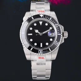 116610 roex reloj para hombre submarino personalizar 40 mm Zafiro automático 8215 movimiento 904L Correa de reloj de acero inoxidable esfera negra impermeable Regalos de Navidad para la familia