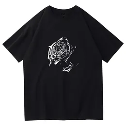 ESS T-Shirt Mens Essen T قمصان سميكة من القطن نسخة Luxurys Luxurys Street Shorts Sleeve Complements Summer Women المصممين Vlone Tops Floral Tshirt Y1