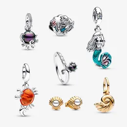 2023 new 925 Sterling Silver charms High quality fashion girl boy party accessories designer jewelry holiday gifts DIY fit Pandora ME Compass Medallion bracelet