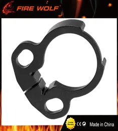 FIRE WOLF Black Ambidextrous Buffer Tube Adapter With Allen wrench Clampon Single Point Sling Attachment 3939845