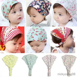 Hair Accessories Floral Spring Summer Baby Hat Girls Boys Cap Children Printed Headband Kids Headwear Hats Newborn Head Scarf