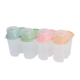 Storage Bottles 12pcs Large Capacity Airtight Dry Food Container Durable Cereal Box 1.9L Food-safe And Hygienic