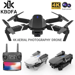 Intelligent Uav KBDFA E88 Pro WIFI FPV Drone With Wide Angle HD 4K 1080P Camera Height Hold RC Foldable Quadcopter Drones Kid Gift Toys 230602