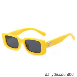 Luxury Fashion Frames Sunglasses Style Square Brand Offs Men Women Sunglass Arrow x Frame Eyewear Trend Sun Glasses Bright Sunglasse Vufz