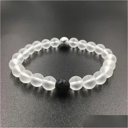 Perlen Gemischte Stile Männer Frauen Diffusor Schmuck Antifatigue Buddha Lava Naturstein Charm Armbänder Vulkangestein Gebetskette Dro Dhpub