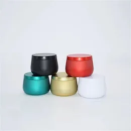Storage Bottles 200pcs/lot Fragrance Deodorant Crafts Tin Candle Jars For Making Candles Tins 4oz With Lids Jewelry Box