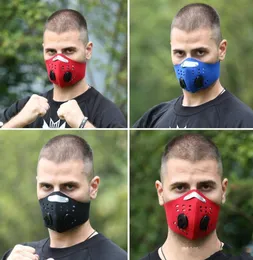 DHL Anti Dust Bike Máscara Facial Com Carbono Ativado Homem Mulher Correndo Ciclismo AntiPollution Bike Face Isolation Mask com Fil1705678