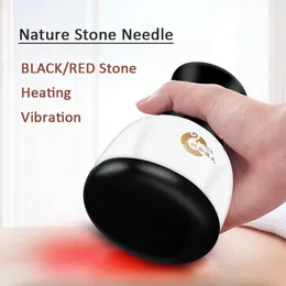 Portable Slim Equipment Bian Stone Gua Sha Massager Chinese Therapy Machine Electric Anticellulite Device Vibrator Heated Relaxation Health Care 230602