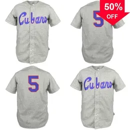 Xflsp GlaMitNess Havana Cubans 1950 Road Jersey 100 % doppelt genähte Stickerei Vintage Herren Damen Jugend Baseball-Trikots Custom