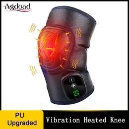 Massager Electric Heating Therapy Knee Massager Relieve Arthritis Pain Knee Joint Brace Support Vibration Knee Massage Healthy Care