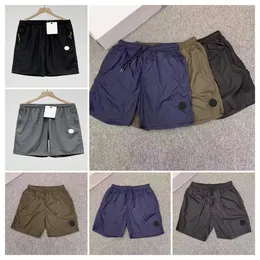 Designer Summer Men Nylon Swim Shorts Fashion Gentleman Side Pockets Swimear Boy Zipper Closure Back Pocket Tonal Short Pants