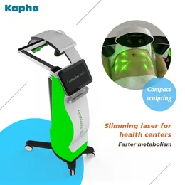 Kall laser lipo 532nm grön diod ljus bantning kroppsmassage maskin