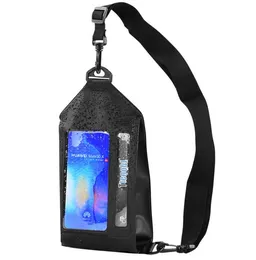 Touch Screen Phone Bag Crossbody Bags Women Men Multifunctional Shoulder Bags High Quality Transparent Crossbody Wallet