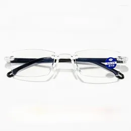 Sunglasses Sapphire High Hardness Anti Eye Strain Fashion Blue Light Blocking Glasses Reading For Men Women Bifocal Far 2023