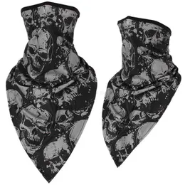 Halloween Skull Death Punk Magic scarves Scary Cosplay Face Mask Neck Tube Scarf Tactical Hunting Cyling Hoods Bandana Headband Balaclava Masks