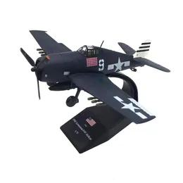 Flugzeugmodell im Maßstab 172, Kampfflugzeugmodell US F6F Hellcat, Nachbildung eines Militärflugzeugs aus dem Zweiten Weltkrieg, Flugzeug zum Sammeln, Spielzeug für Jungen, 230602