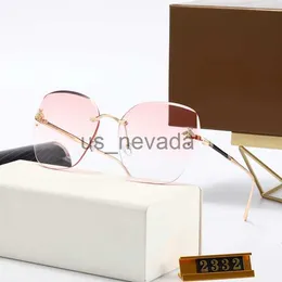 نظارة شمسية الصيف Polarizadas السيدات النظارات الشمسية الفاخرة الأزياء مسدس نظارات الشمس Gafas Lunettes de Soleil Femmes مصممة مع Box J230603